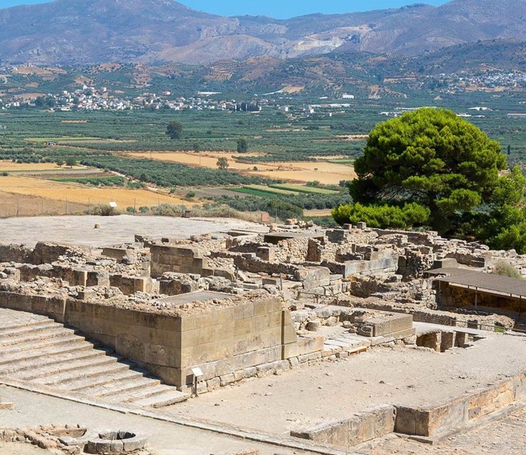 Festos, das größte Kulturdenkmal in der Geschichte Kretas