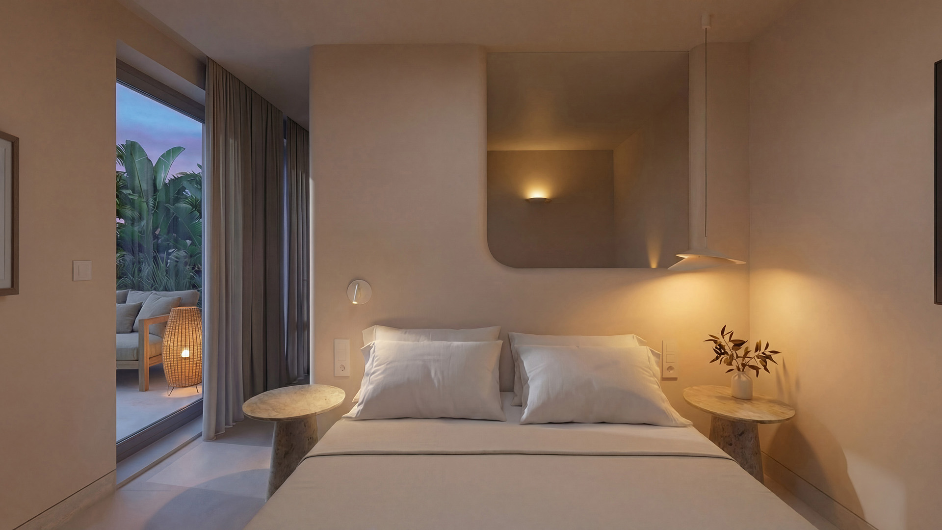 Penthouse Maisonette mit privatem Pool und Meerblick 