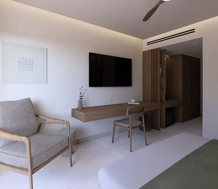 Deluxe Zimmer mit seitlichem Meerblick