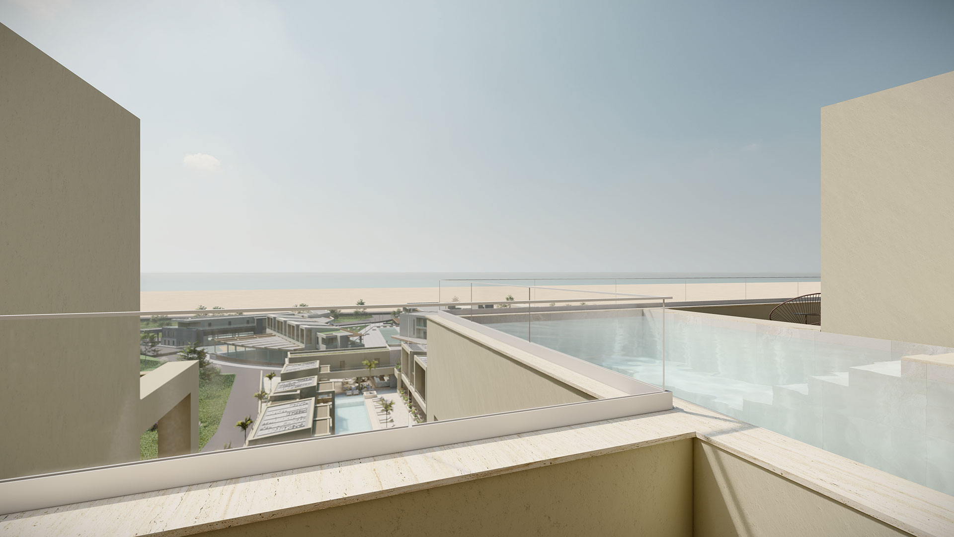 Penthouse Maisonette with Private Pool and Sea View