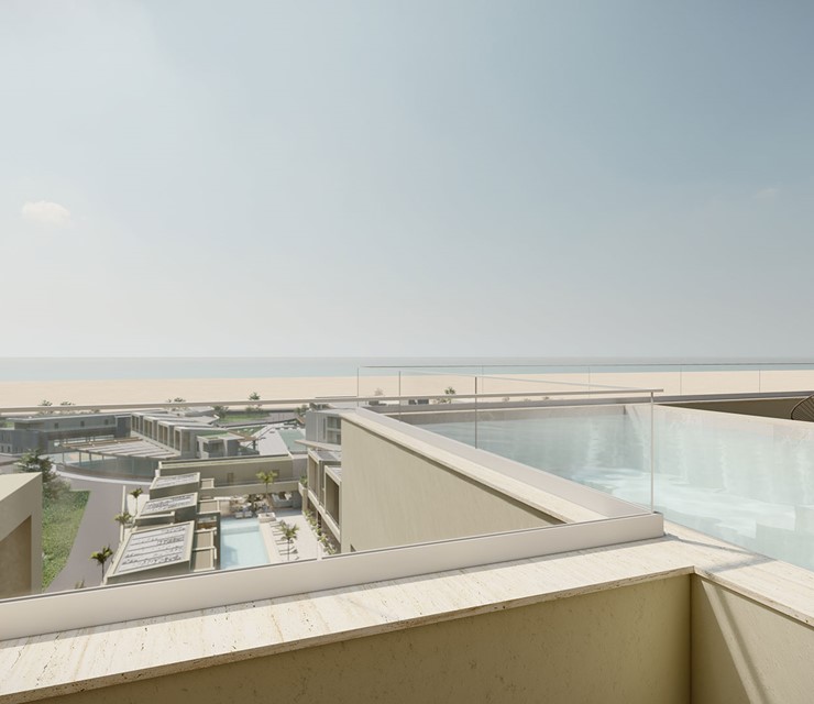 Penthouse Maisonette mit privatem Pool und Meerblick