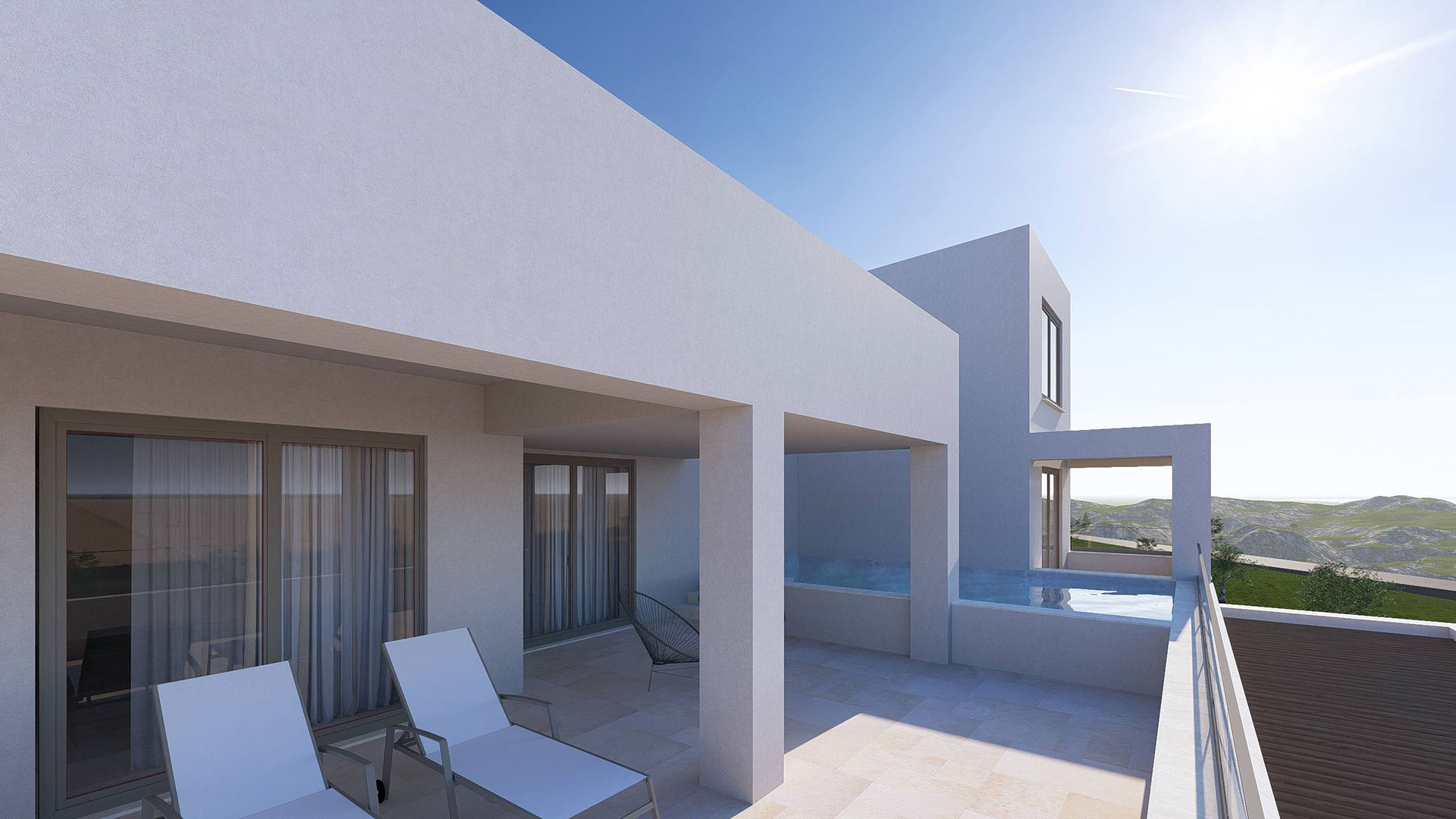 Alianthos Estate Villa with Private Pool and Sea View