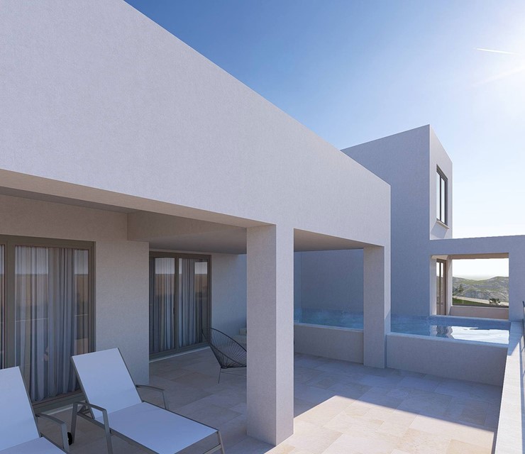Alianthos Estate Villa mit privatem Pool und Meerblick