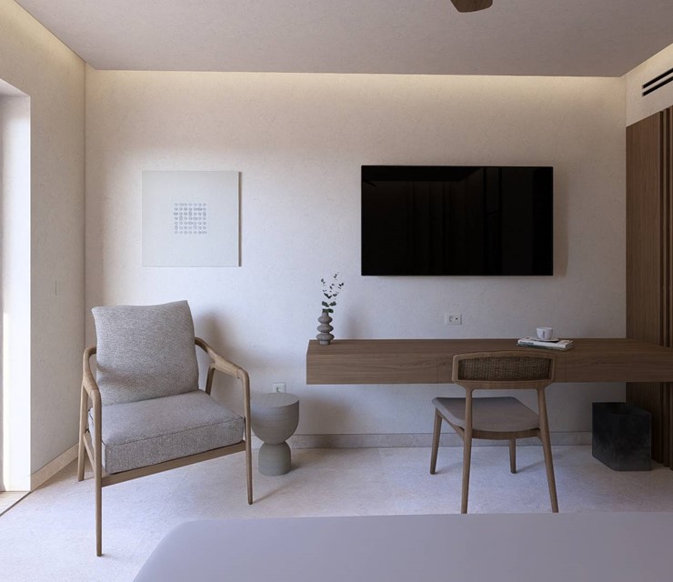 Deluxe Zimmer mit Poolblick