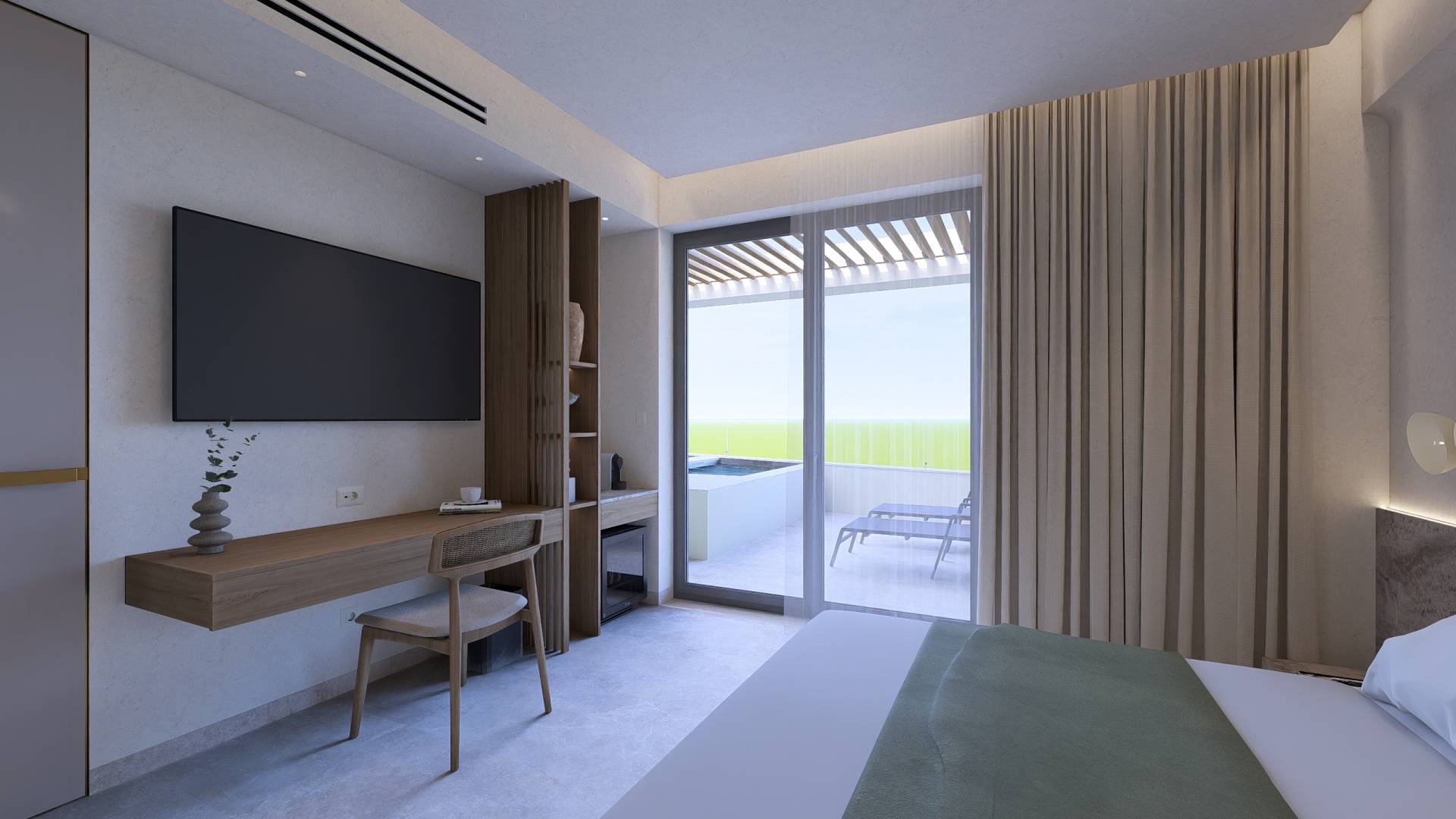 Sunset Δωμάτιο με Ιδιωτική Πισίνα