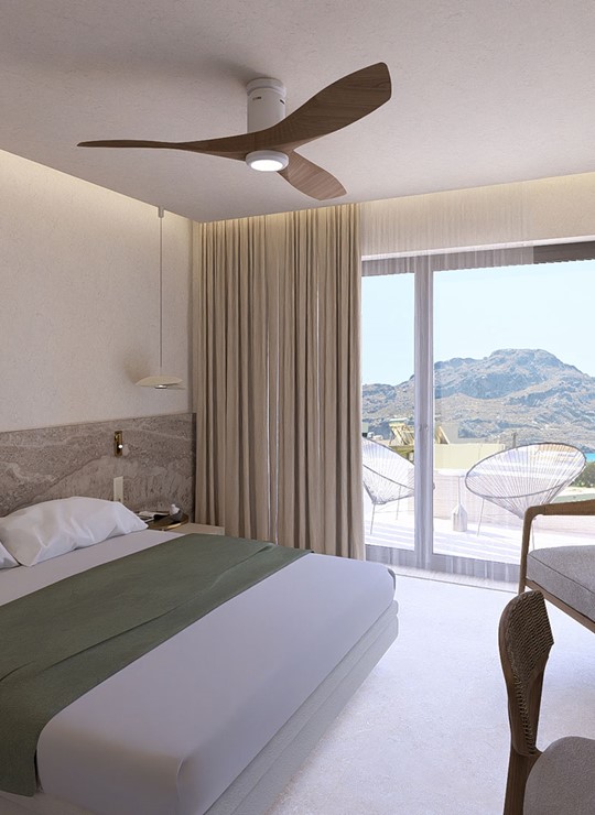 Deluxe Zimmer mit seitlichem Meerblick