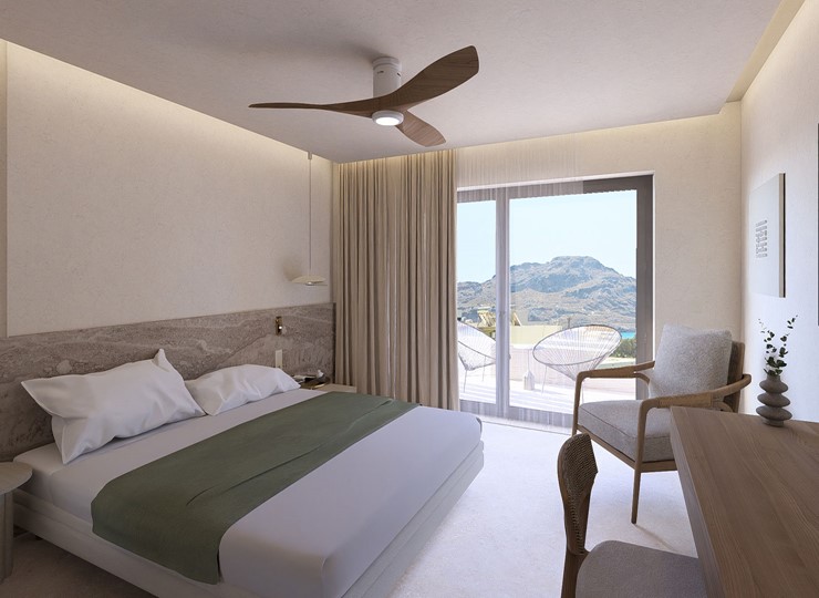Deluxe Zimmer mit seitlichem Meerblick