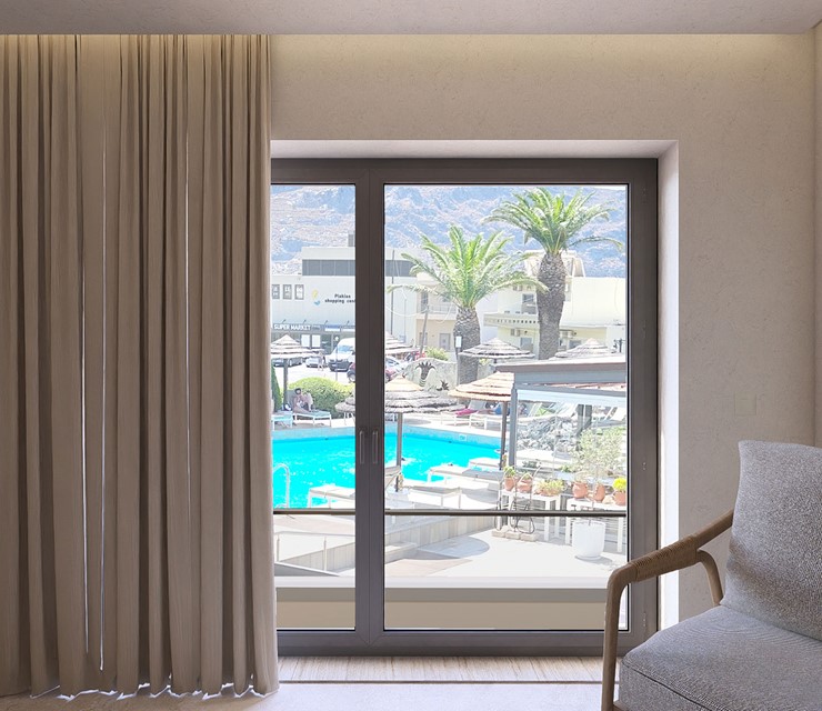 Deluxe Zimmer mit Poolblick