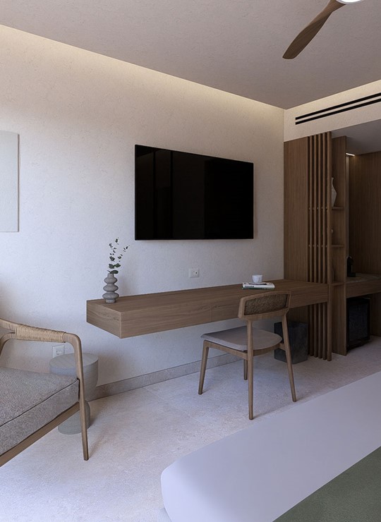 Deluxe Zimmer mit Poolblick