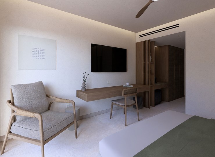 Deluxe Zimmer mit Poolblick