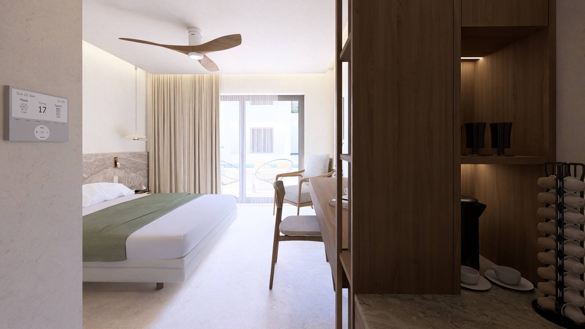 Deluxe Room with Side Sea View