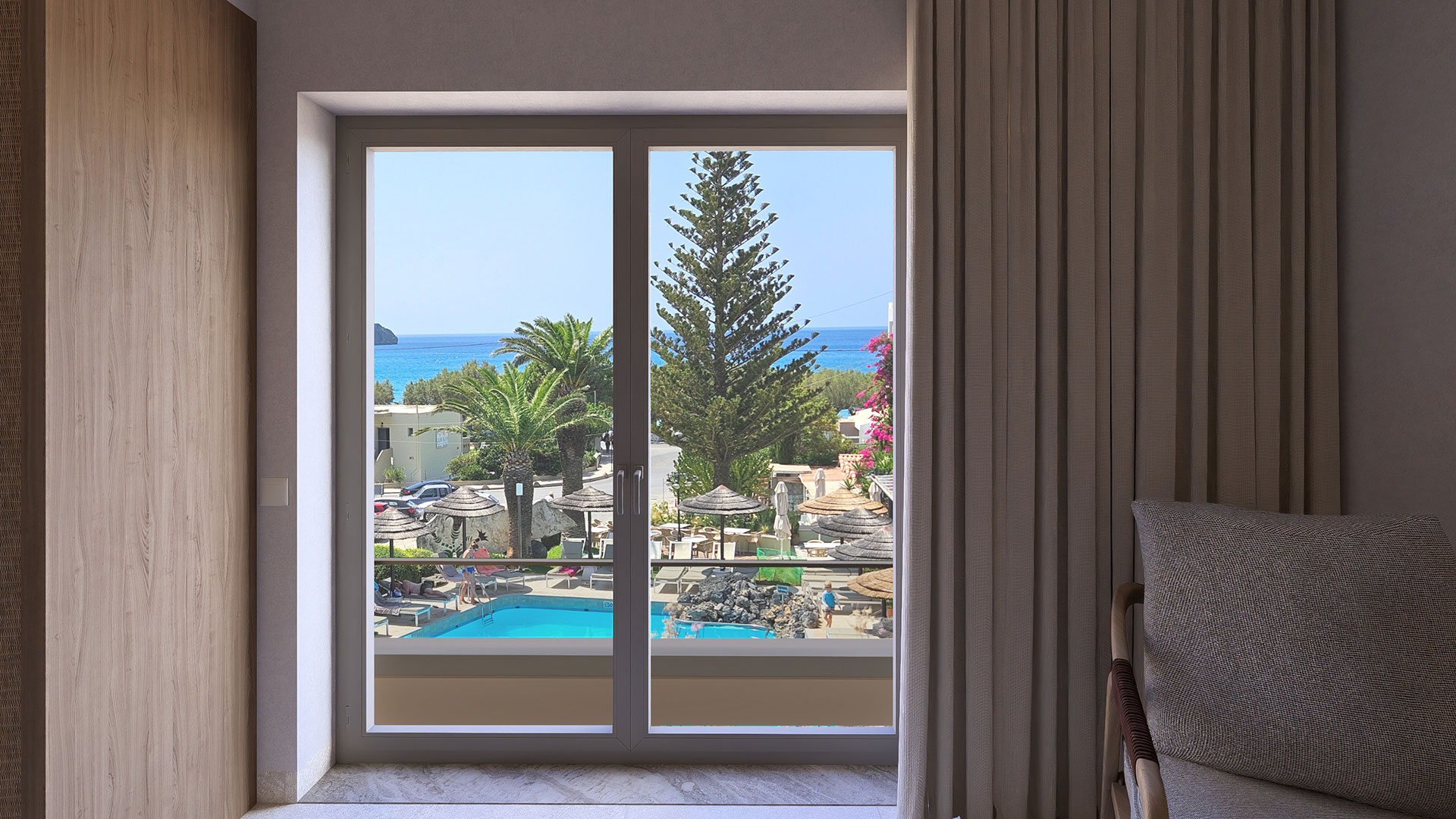 Deluxe Δωμάτιο με Θέα στη Θάλασσα