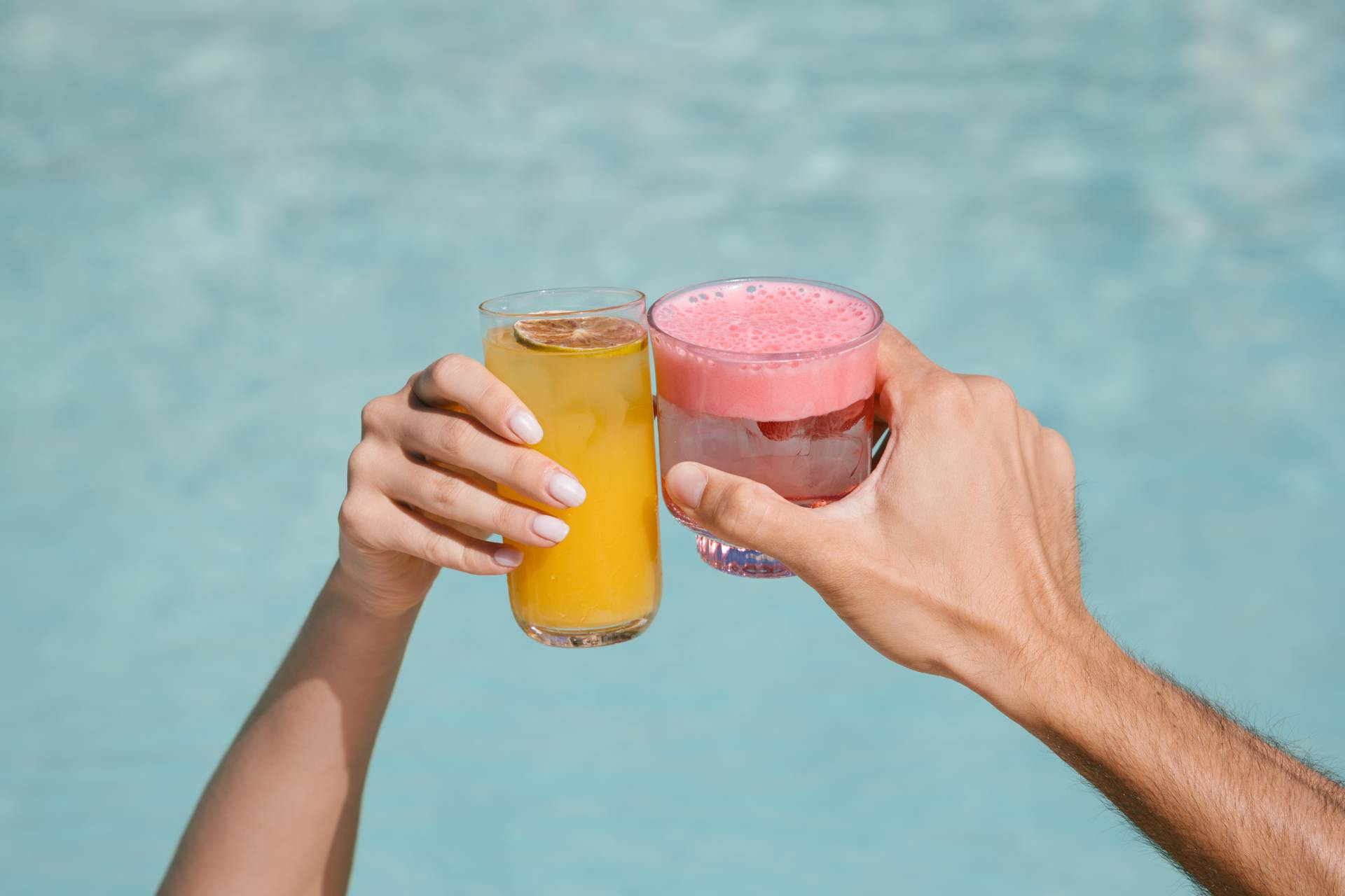 RELAX BY THE POOL AND ENJOY A COCKTAIL AT NYMFES POOL BAR