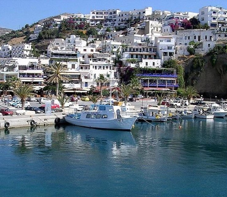 Sail from Agia Galini’s port to reach unspoiled beaches