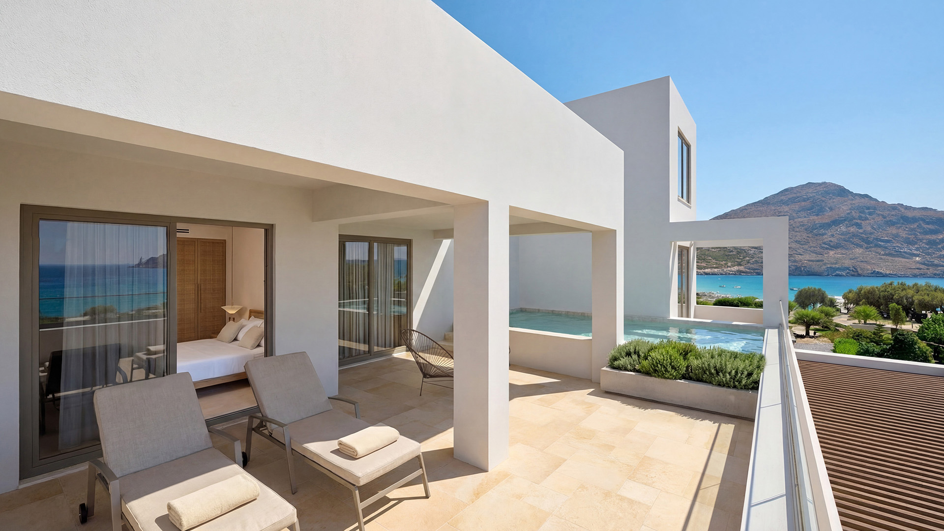 Sunset Zimmer mit privatem Pool